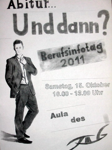 Plakat zum Berufsinfotag 2011 von Sven-Bjarne Seiffert